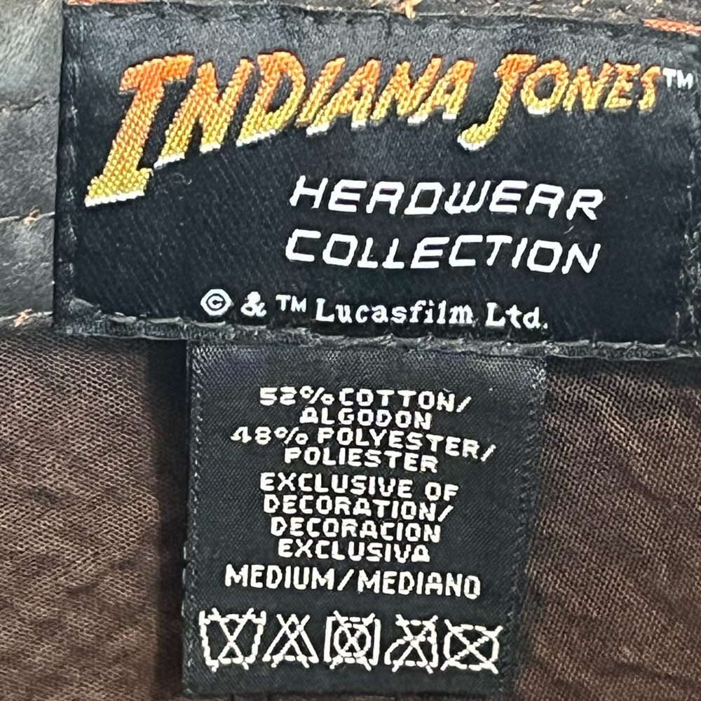 Indiana Jones Hat by Lucas Film, Adult Medium, Brown - Picture 8 of 9